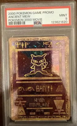 Pokemon Ancient Mew Movie 2000 Promo PSA 9 MINT - Image 1