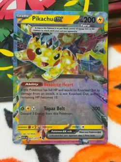 Pikachu ex 057/217 ME: Ascended Heroes NM Pokemon (PSA 10 QUALITY) - Image 1