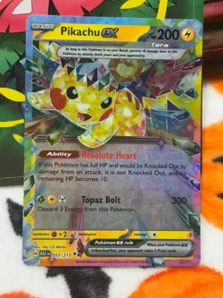 Pikachu ex 057/217 ME: Ascended Heroes NM Pokemon (PSA 10 QUALITY) - Image 2