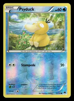 Psyduck 16/122 XY - BREAKpoint Pokemon TCG Reverse Holo - Image 1