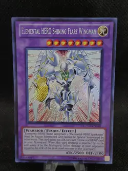 Elemental HERO Shining Flare Wingman (LCGX-EN050) Unlimited - Secret Rare - NM - Image 1