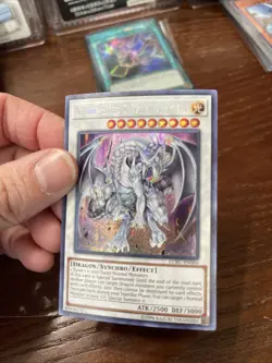 Yugioh! Azure-Eyes Silver Dragon LCKC-EN066 Secret Rare Unlimited NM - Image 2