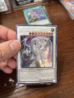 Yugioh! Azure-Eyes Silver Dragon LCKC-EN066 Secret Rare Unlimited NM - Image 3