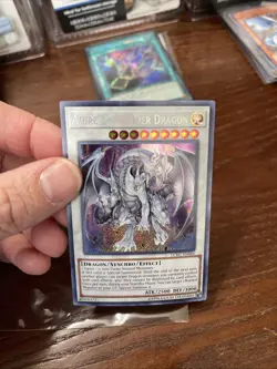 Yugioh! Azure-Eyes Silver Dragon LCKC-EN066 Secret Rare Unlimited NM - Image 4