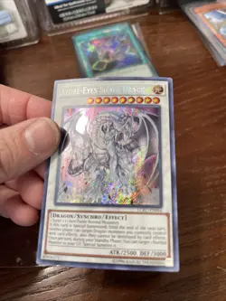 Yugioh! Azure-Eyes Silver Dragon LCKC-EN066 Secret Rare Unlimited NM - Image 5