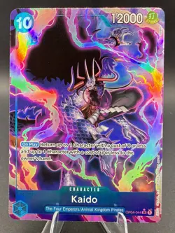 One Piece TCG - Kingdoms of Intrigue - Kaido OP04-044 - Alt Art - NM - Image 1