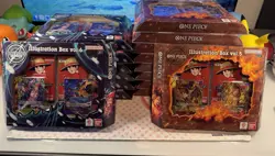 One Piece 9x Illustration Vol 5 & 7x Vol 6. 16x Sealed - Image 1