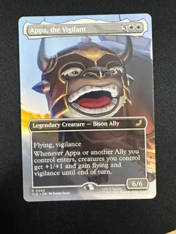 Appa, the Vigilant (BORDERLESS) - Avatar (MTG) NM - Image 1