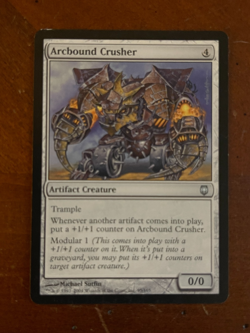 MTG Magic the Gathering Darksteel Arcbound Crusher LP - Image 1