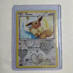 Pokemon Eevee Full Art Holo Legendary Treasures RC14/RC25 60HP English - Image 1