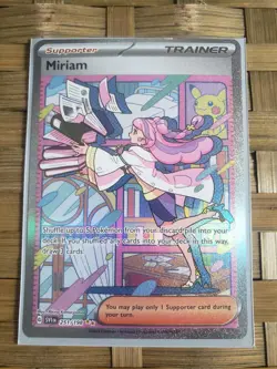 251/198 Miriam Holo Special Illustration Secret Rare Scarlet and Violet Pokemon - Image 1