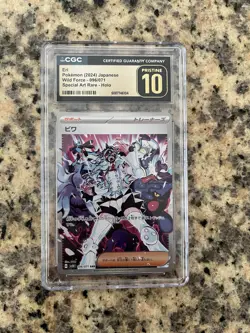 Pokemon Eri 096/071 Sv5k: Wild Force CGC Pristine 10 2024 Special Art Rare Holo - Image 1