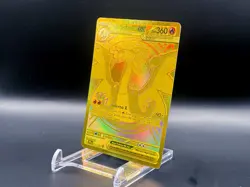 POKEMON MEGA CHARIZARD X EX 130/094 HYPER GOLD RARE EN-PFL 2025 NEAR MINT - Image 1