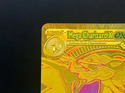 POKEMON MEGA CHARIZARD X EX 130/094 HYPER GOLD RARE EN-PFL 2025 NEAR MINT - Image 3
