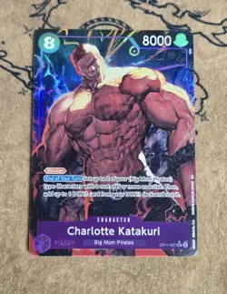 One Piece Card Game Charlotte Katakuri (Alternate Art) OP11-067 SR NM English - Image 1