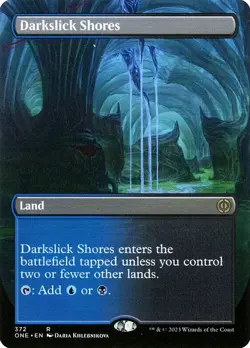 Darkslick Shores-Phyrexia: All Will Be One-Borderless-Regular-372-NM - Image 1
