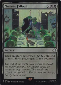 Nuclear Fallout Fallout Foil Rare #47 NM MTG - Image 1