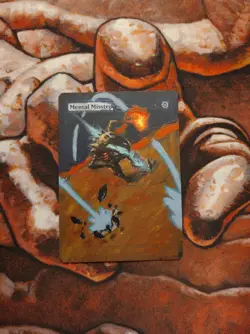 Magic the Gathering Mental Misstep #4 Hand Painted Unique Custom MTG Altered Art - Image 1
