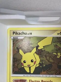 Pokemon Pikachu Mysterious Treasures 94/123 Common 2007 60 HP Card - Image 3