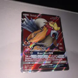 Pokemon Entei GX 71/73 Holo Basic Card English Fire 2017 TCG - Image 2