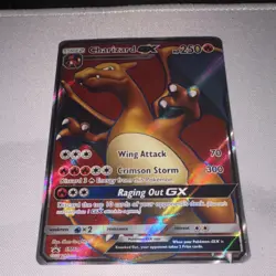 2017 POKEMON SM #SM60 CHARIZARD GX FULL ART PROMO HOLO FIRE DRAGON - Image 1