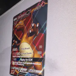 2017 POKEMON SM #SM60 CHARIZARD GX FULL ART PROMO HOLO FIRE DRAGON - Image 2