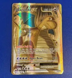 Pokemon TCG Dragonite EX Full Art Holo Card 106/108 Evolutions XY - Image 1