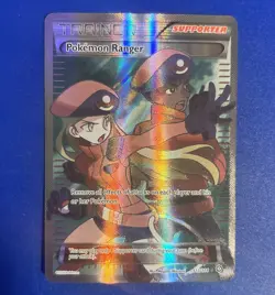 Pokemon Ranger 113/114 XY: Steam Siege Ultra Rare Full Art Holo Trainer English - Image 1