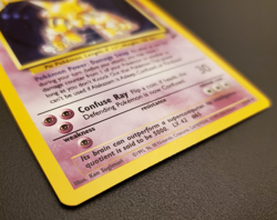 2000 Base Set 2 #1/130 Pokemon TCG Alakazam Holo Rare LP+ WOTC - Image 4