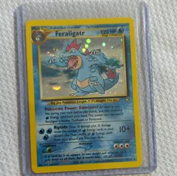 Pokemon Feraligatr Stage 2 Neo Genesis 5/111 2000 English Holo Rare Vintage - Image 1