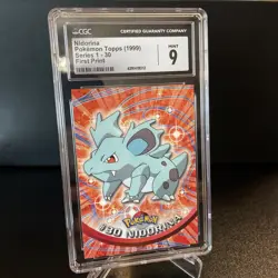 Nidorina #30 Pokemon Topps (1999) Series 1 First Print CGC 9 Mint - Image 1
