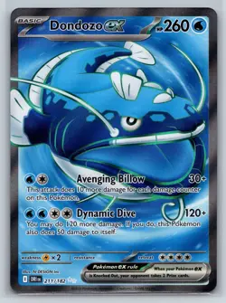 Pokemon Dondozo ex 211/182 SV10: Destined Rivals Ultra Rare Holo Card - Image 1