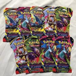 Pokemon 9x Phantasmal Flames Booster Packs! All Brand New Sealed ! - Image 1
