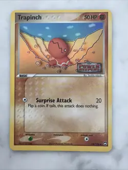 2007 Pokemon EX Power Keepers Trapinch-Reverse Foil #68/108 - Image 1