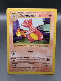 Pokemon Charmeleon 024/102 Base Set (Shadowless) Regular - Image 1