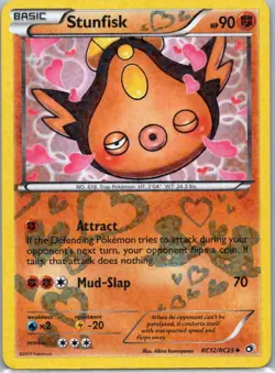 Pokemon TCG Stunfisk RC12 Legendary Treasures Holo MP - Image 1