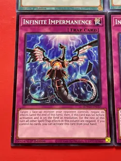 3x Infinite Impermanence + 3x Dark Ruler No More | NM | Yu-Gi-Oh! - Image 3