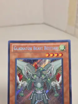 Yugioh Secret Rare 1st Edition Gladiator Beast Bestiari LCGX-EN237 - Image 3
