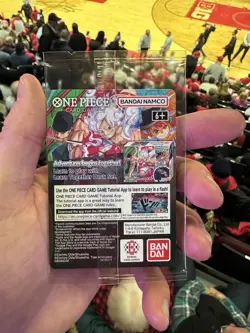 One Piece Monkey.D.Luffy College Basketball Promo Card + Gonzaga Poster + Shirt - Image 3