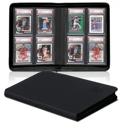 Graded Card Binder 4-Pocket, PSA Card Binder Slab Binders Holds 40 PSA Slabs - Image 1