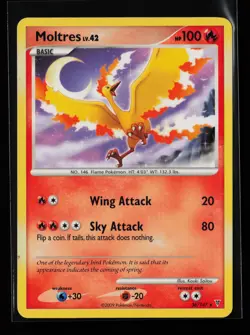 Moltres 36 Rare Supreme Victors Heavily Played Pokemon Card - Image 1