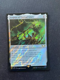 Sceptre of Eternal Glory (SURGE FOIL) - Warhammer 40k Magic the Gathering - Image 1