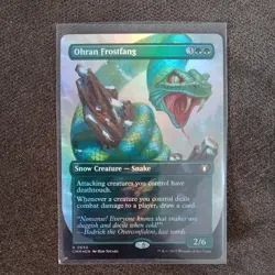 Ohran Frostfang (Borderless) MTG Commander Masters Foil NM - Image 1