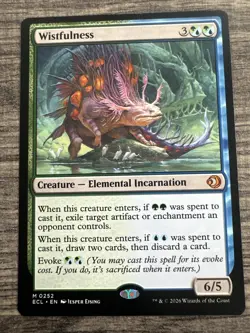 #M 0252 Wistfulness Lorwyn Eclipsed Regular Magic The Gathering MTG NM - Image 1