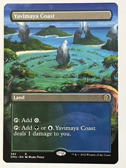 Yavimaya Coast (Borderless) Dominaria United Non-Foil Regular MTG NM - Image 1