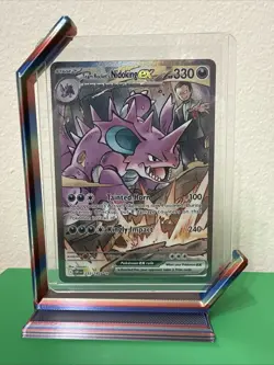 Team Rockets Nidoking EX 233/182 Destined Rivals SIR Pokemon TCG NM - Image 1
