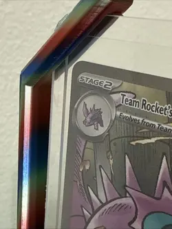 Team Rockets Nidoking EX 233/182 Destined Rivals SIR Pokemon TCG NM - Image 3