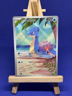 Pokemon TCG: Misty's Lapras 194/182 Destined Rivals Illustration Rare - Image 1