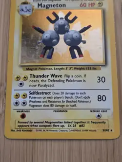 Pokemon Holo Base Set Chansey 3/102 & Magneton 9/102 + Fossil Muk 13/62 WOTC - Image 3