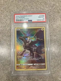 Pokemon TCG Zekrom Full Art Brilliant Stars Trainer Gallery TG05/TG30 PSA 10 - Image 1